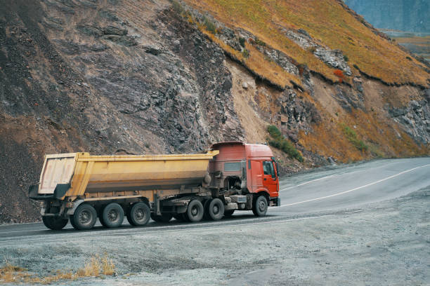 istock Truck in the mountains. 1276873474