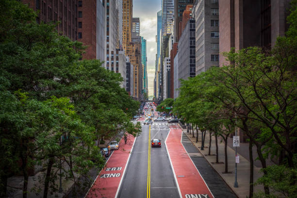 istock Long Angle Shot Down 42nd Street 1276879889