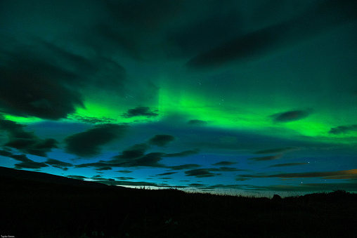 Northern lights from Northern Norway.\nHammerfest - Troms og Finnmark.