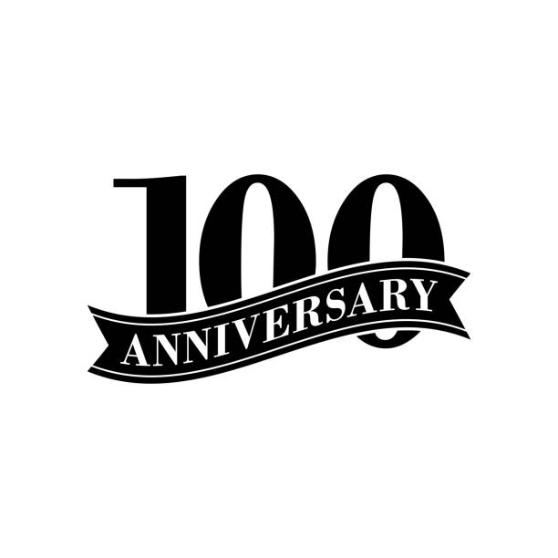 100周年記念ベクタイラストデザインテンプレート - 100th anniversary点のイラスト素材／クリップアート素材／マンガ素材／アイコン素材
