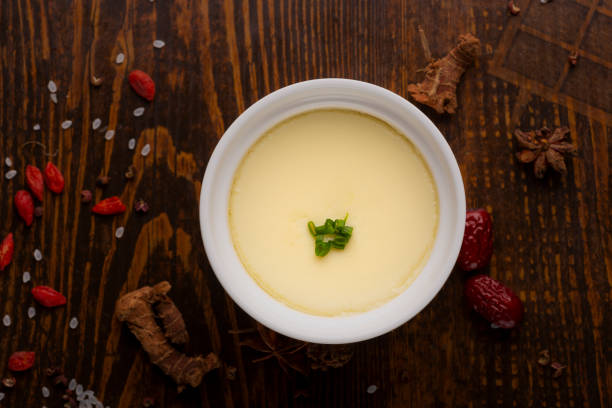 Chinese food, steamed egg soup