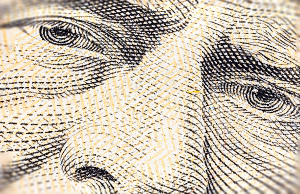 istock Extreme close-up of 50 dollars US 1276897285