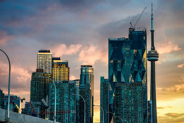 istock Toronto buildings at sunset along highway 1276897851