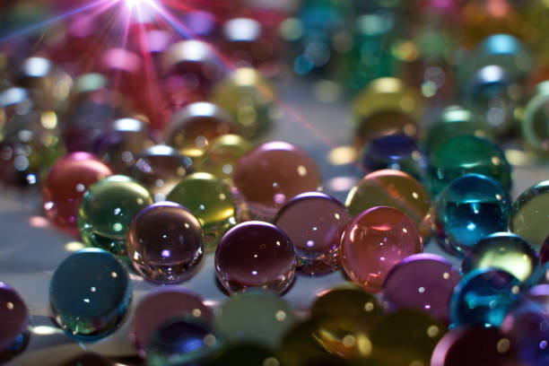 istock Colorful crystal soil or polymer balls 1276900601