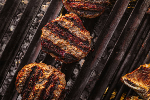 istock Tasty roasted hamburger from Angus beef 1276908212