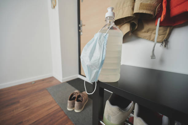 istock Clean station in front door 1276910372