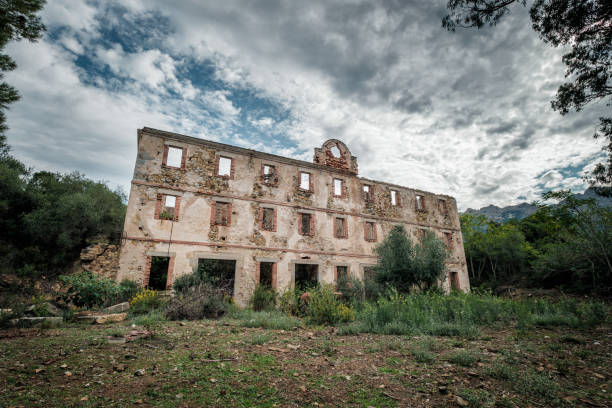 istock Abandoned building at Argentella in Corsica 1276910754