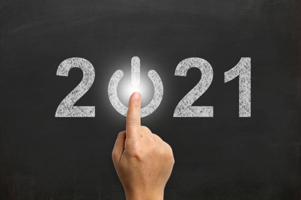 istock New year 2021 start turn on blackboard 1276913615
