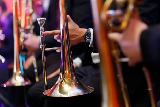 istock Detail of a trombone 1276917253