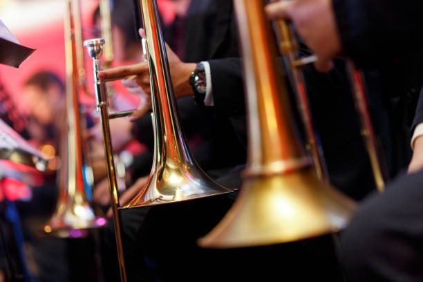 istock Detail of a trombone 1276917346