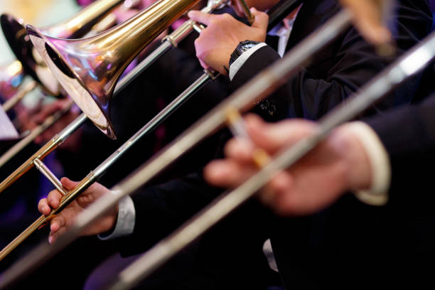 istock Detail of a trombone 1276917675