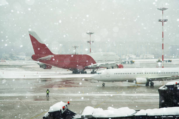 istock Airport in winter. 1276928331