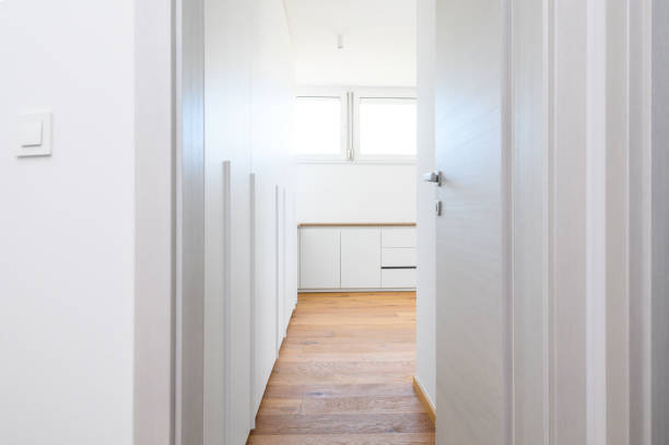 istock Entrance to new empty house, room 1276943316