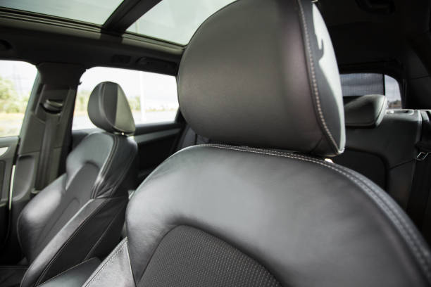 istock modern car interior with leather seats 1276946560