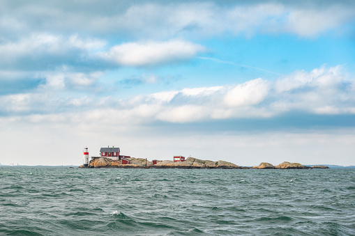 Lighthouse in Gothenburg archipelago.