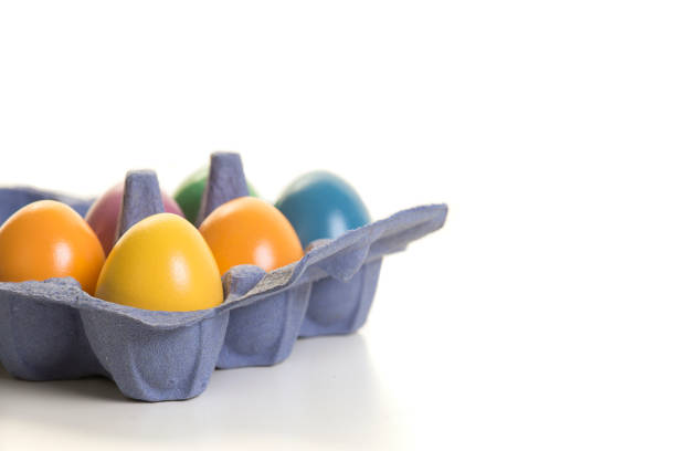 colored eggs for Easter