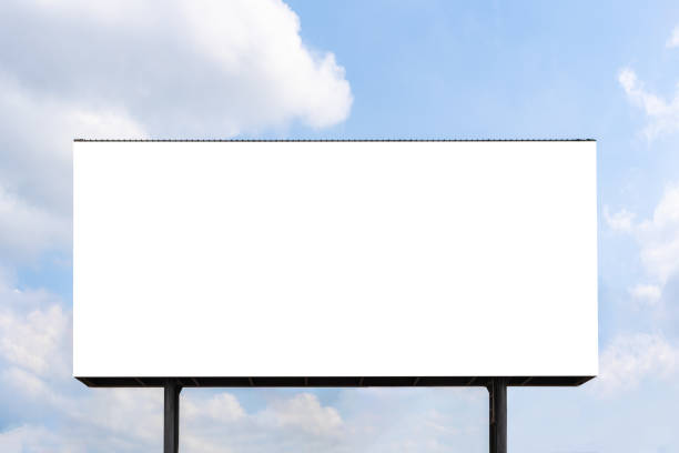 istock Blank white mock up or billboard for  advertisement. 1276963970