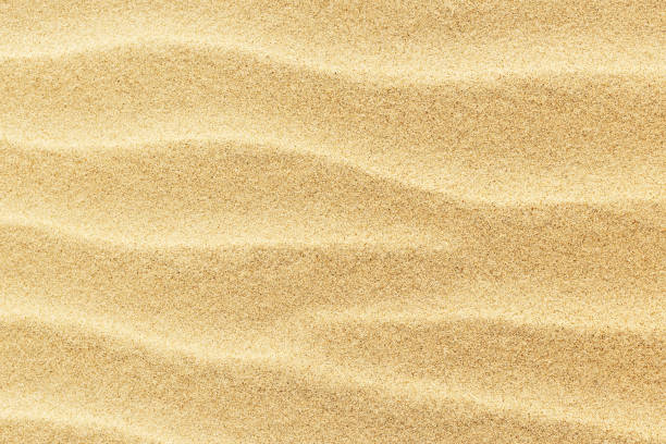 istock Top view on sand dunes. The texture of sand 1276964900