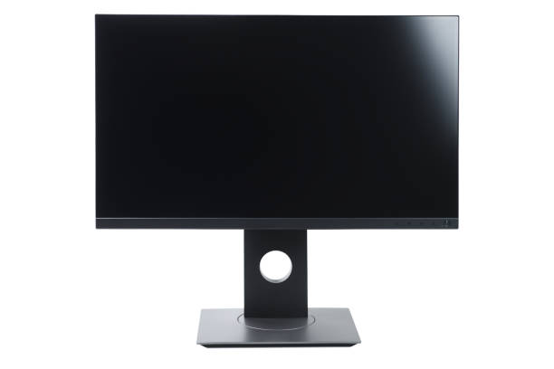 istock computer monitor, screen isolated on white background. 1276967277