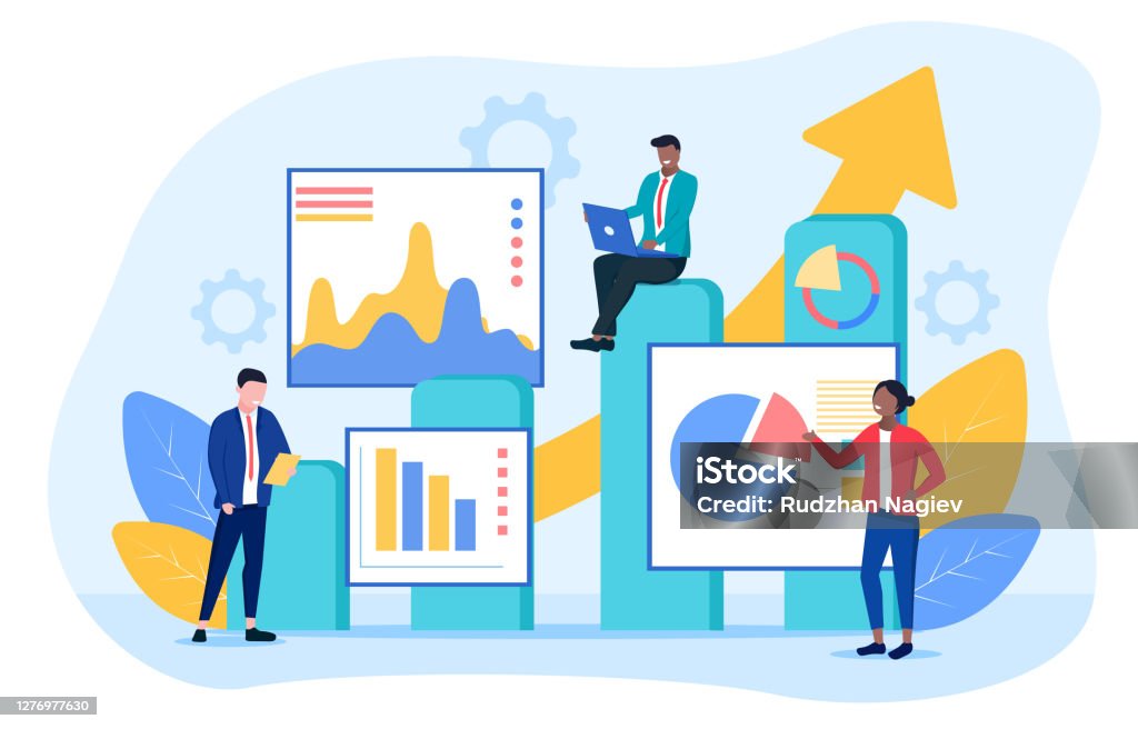 Abstract Data Analysis Concept Stock Illustration - Download Image Now ...