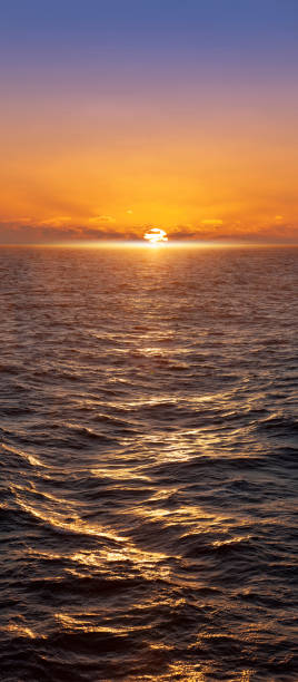 istock Colorful sunset horizon over the ocean 1276978124