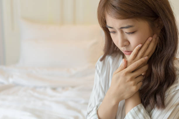istock Young Asian women have toothache 1276978630