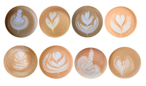 istock collection of latte art isolated on a white background 1276983595