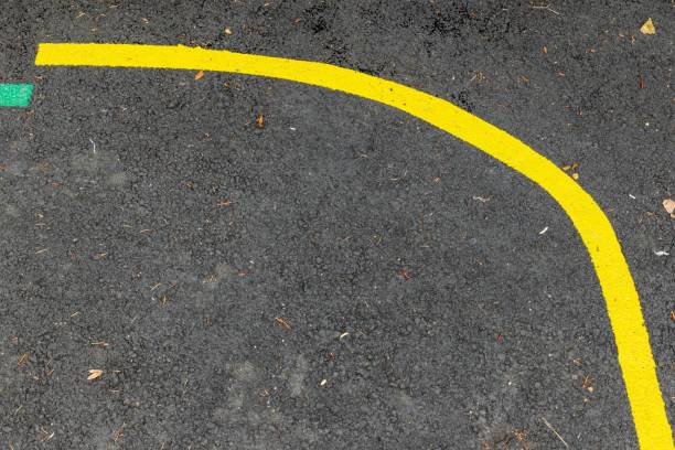 istock minimalism: colors lines on the road 1276988208