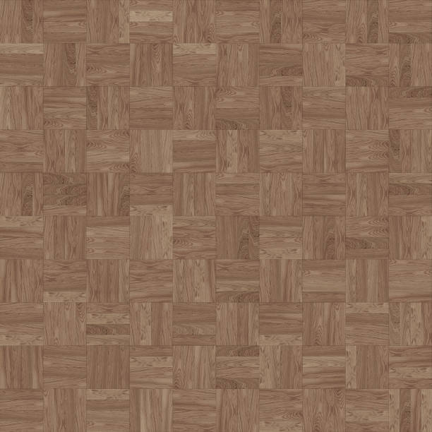 istock Seamless herringbone 4x4 wood texture. Natural brown Oak hardwood or laminate pattern. Small size planks. 1276994254