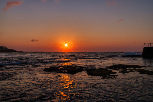 An image of a sunrise at Bondi Beach near Sydney