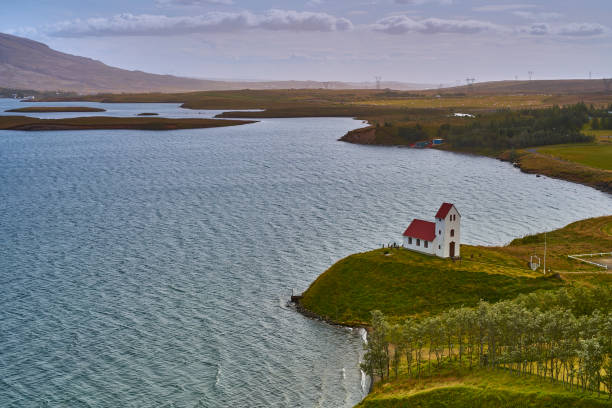 istock Typical church on Lake Pingvallavatn 1277011387