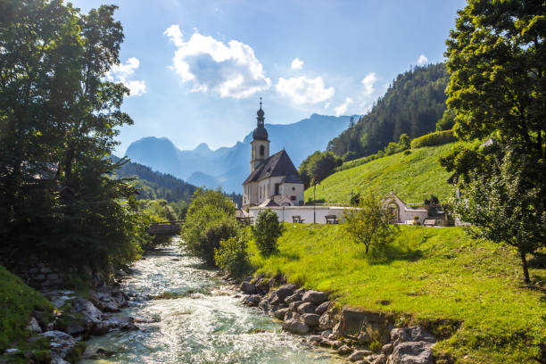 istock church in Ramsau in Bavaria 1277011579