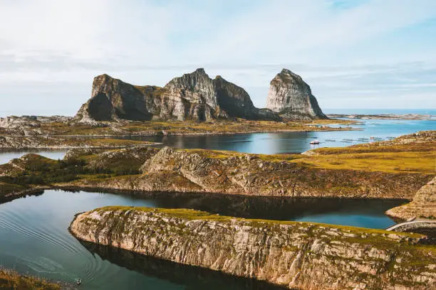 Norway landscape Traena islands travel destinations amazing nature Helgeland scenery