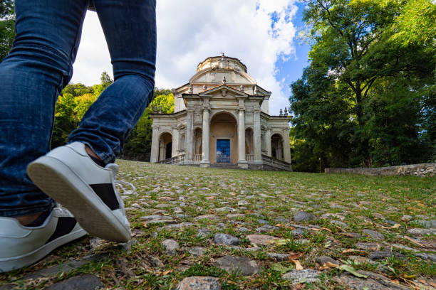 View of the Sacro Monte pilgrimage trail