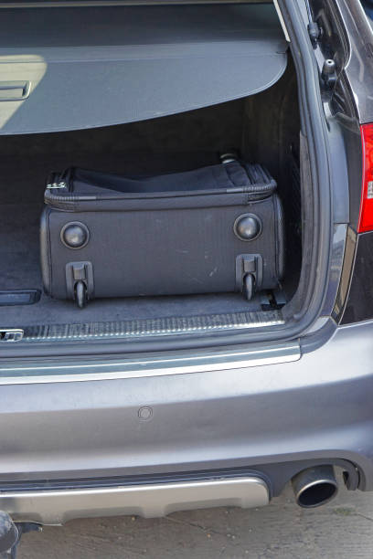 istock Car trunk luggage 1277023676