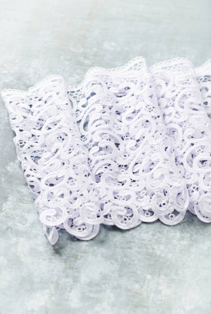 istock The texture of lace on a rustic background. Copy space. 1277024111