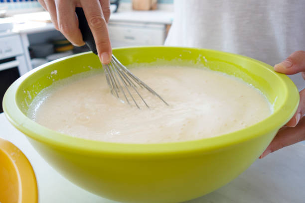 istock Woman preparing pancake batter 1277025234