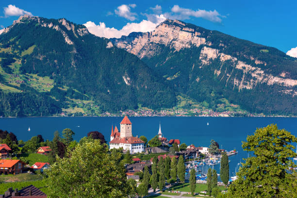 istock Spiez Church and Castle, Switzerland 1277030471