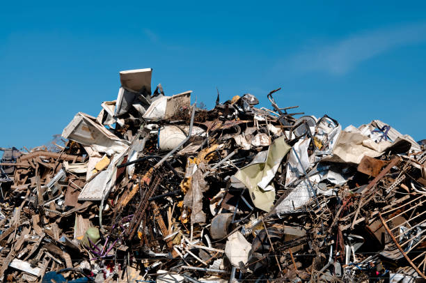 istock Scrap metal junk yard facility 1277037088