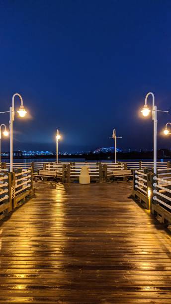 istock Sault Ste.Marie Boardwalk illuminated (ph1) 1277039447