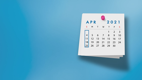 Calendario De Abril De 2021 En Bloc De Notas Contra Fondo Azul Foto de stock y más banco de imágenes de Calendario - iStock Calendario De Abril De 2021 En Bloc De Notas Contra Fondo Azul Foto de stock y más banco de imágenes de Calendario - iStock
