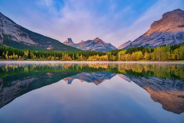 istock Autumn Mountain Reflections At Wedge Pond 1277042932