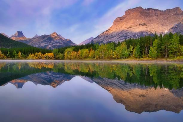 istock Autumn Mountain Reflections At Wedge Pond 1277043792