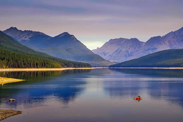 istock Colorful Morning Sky Over Kananaskis Lake 1277043802