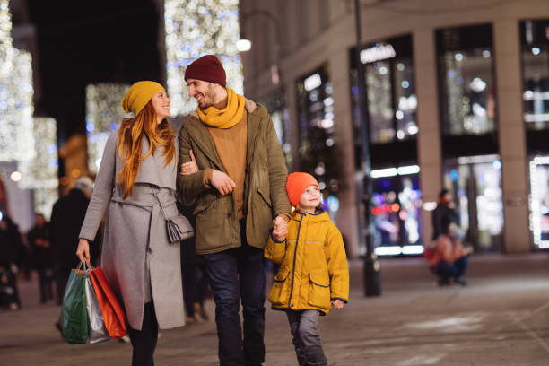 istock Couple looking at each other with a boy 1277057034