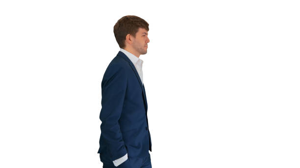 istock Young confident businessman walking with his hands in his pocket 1277063665