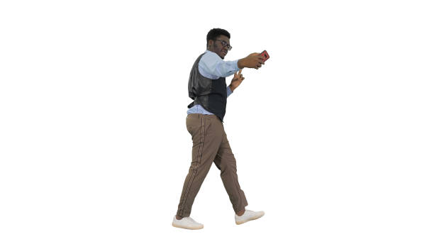 istock African american businessman making selfies with his phone while 1277064189