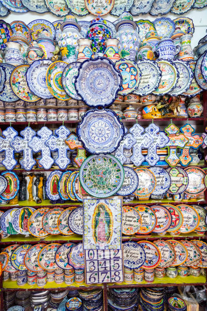 istock Various crafts in typical Mexican market. 1277066294