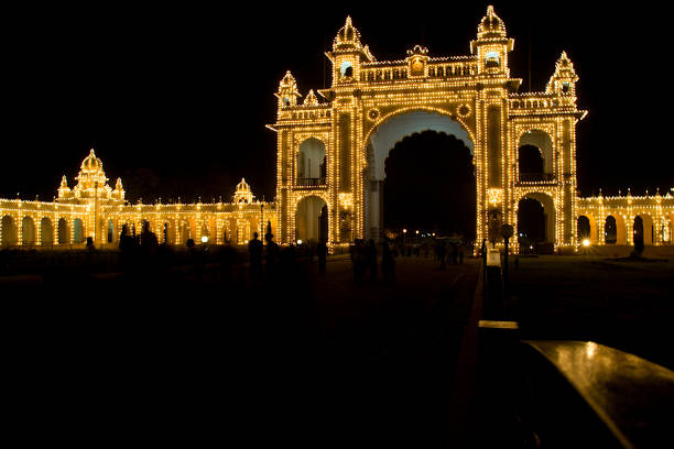 istock Illuminated Entrance of Palace, Mysuru 1277069668