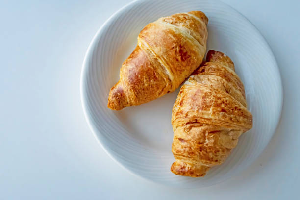 istock France's national food croissant on a white plate 1277070541